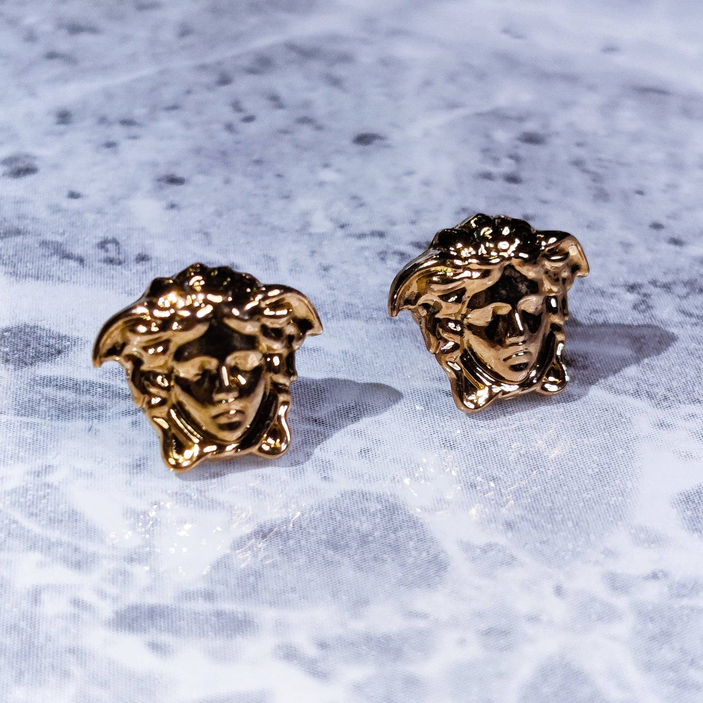 "Seduca" 18K Gold Necklace and Earrings