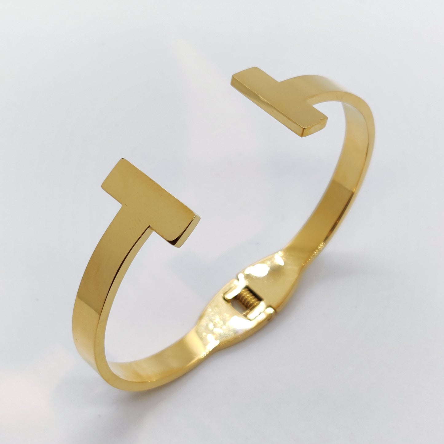 "Cuff" 18K Gold Bangle