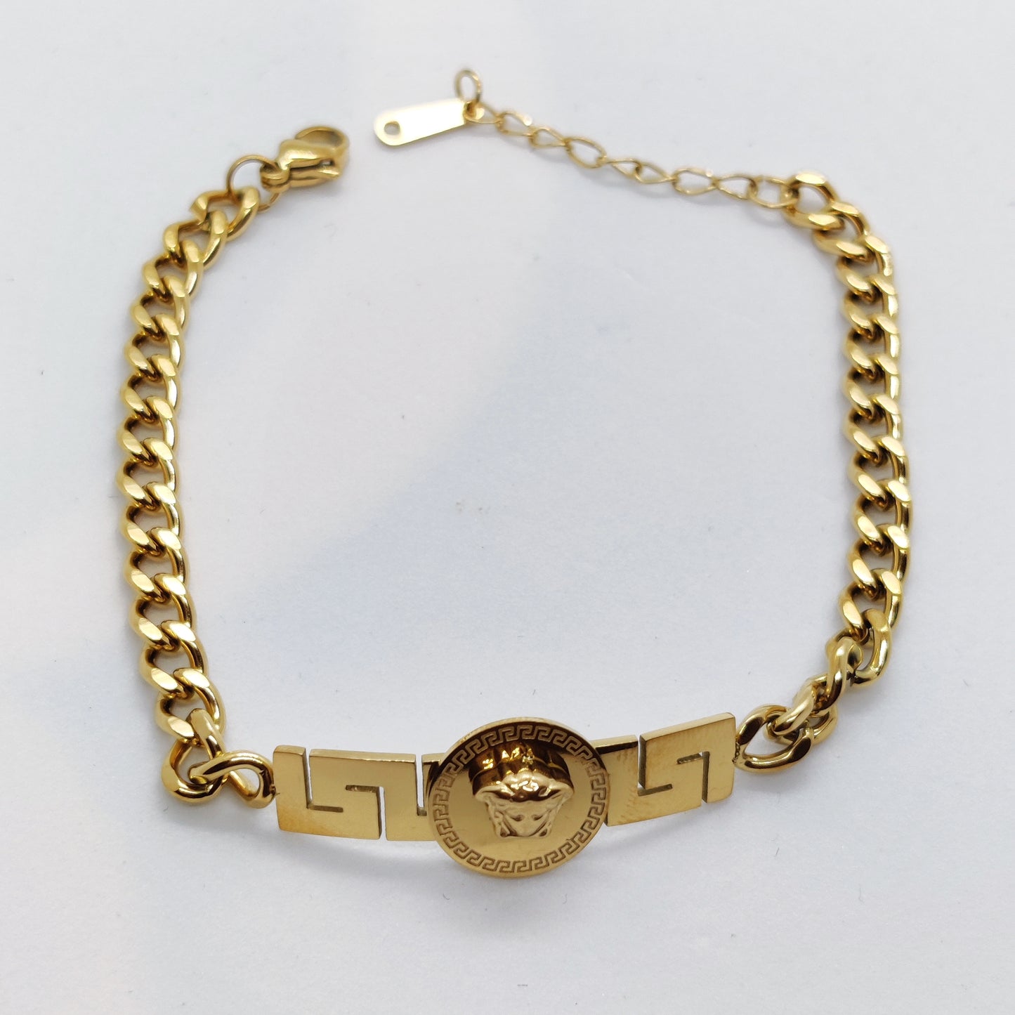 "Seduca" Cuban Chain 18K Gold Bracelet