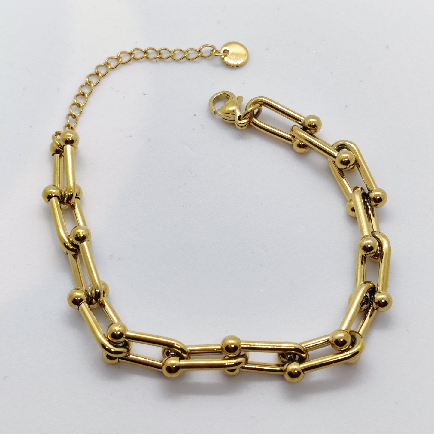 "The Stable" Chain Link 18K Gold Bracelet