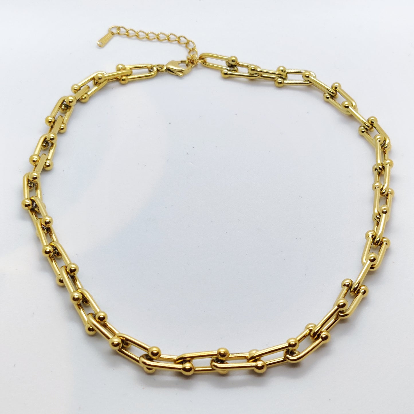 "The Stable" Chain Link 18K Gold Necklace