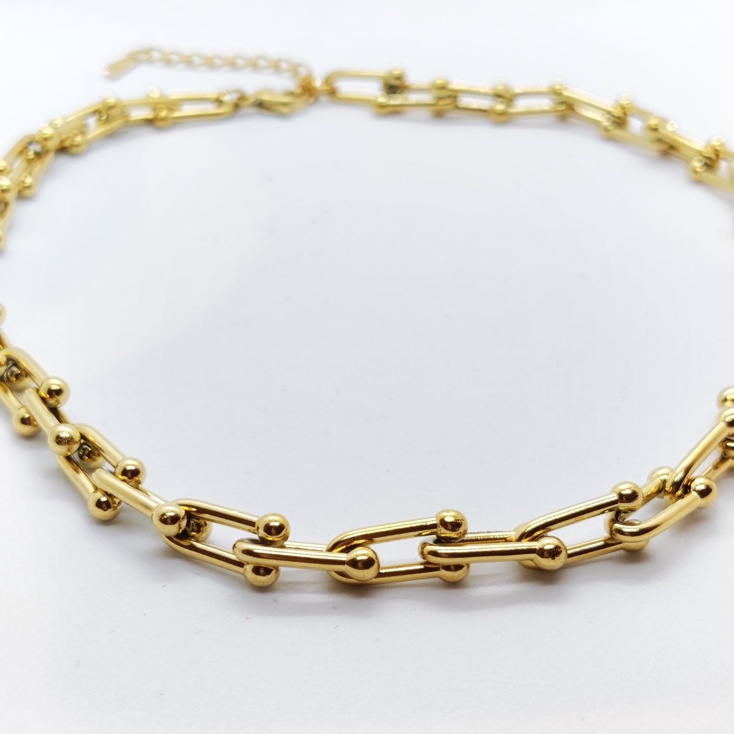 "The Stable" Chain Link 18K Gold Necklace