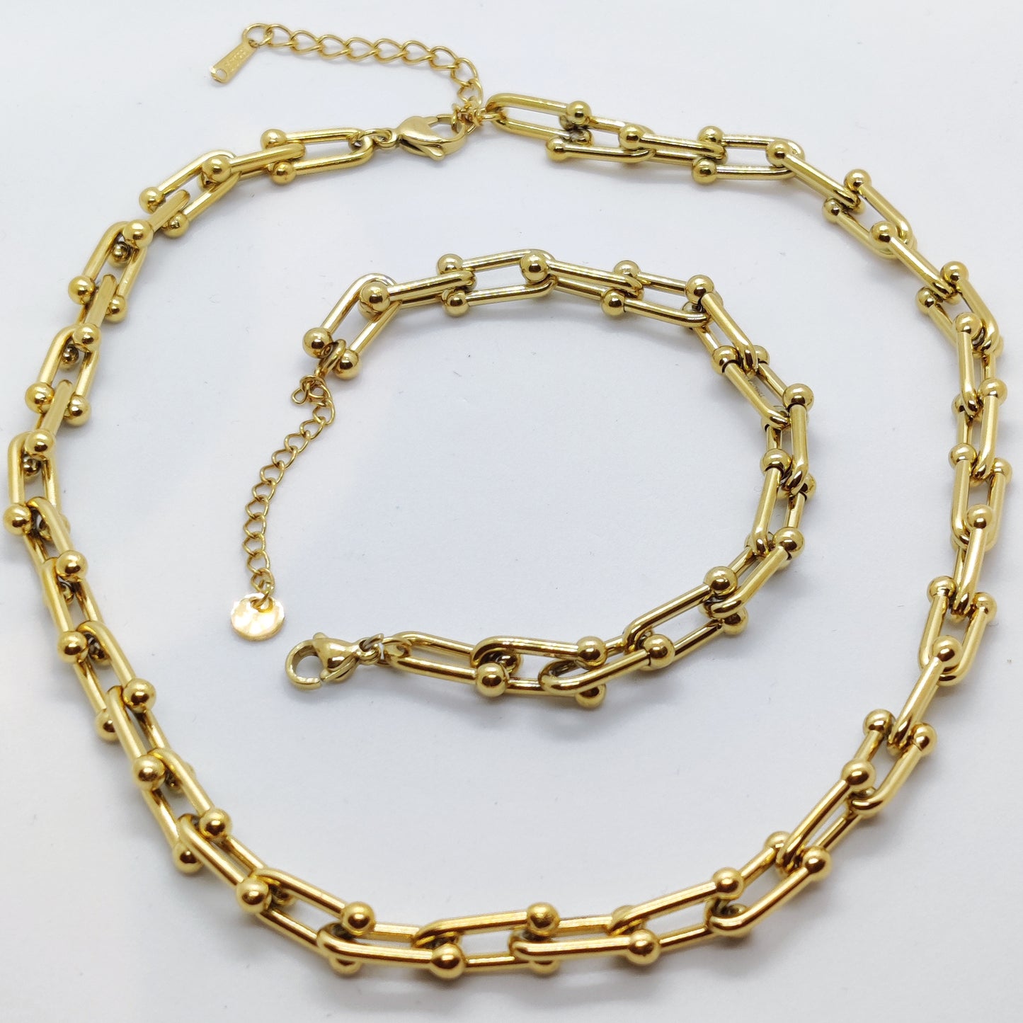 "The Stable" Chain Link 18K Gold Necklace