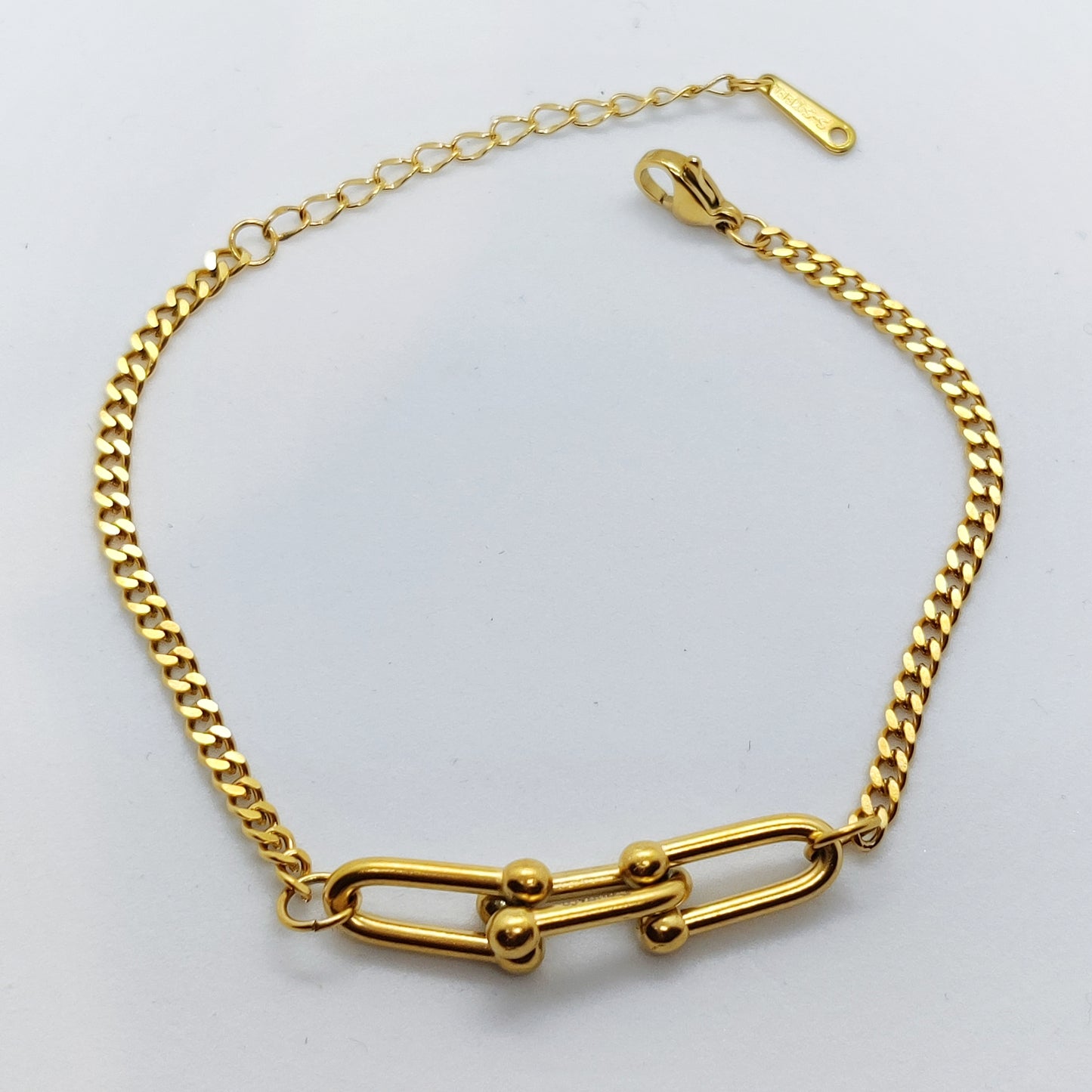 "The Stable" Half Link 18K Gold Bracelet