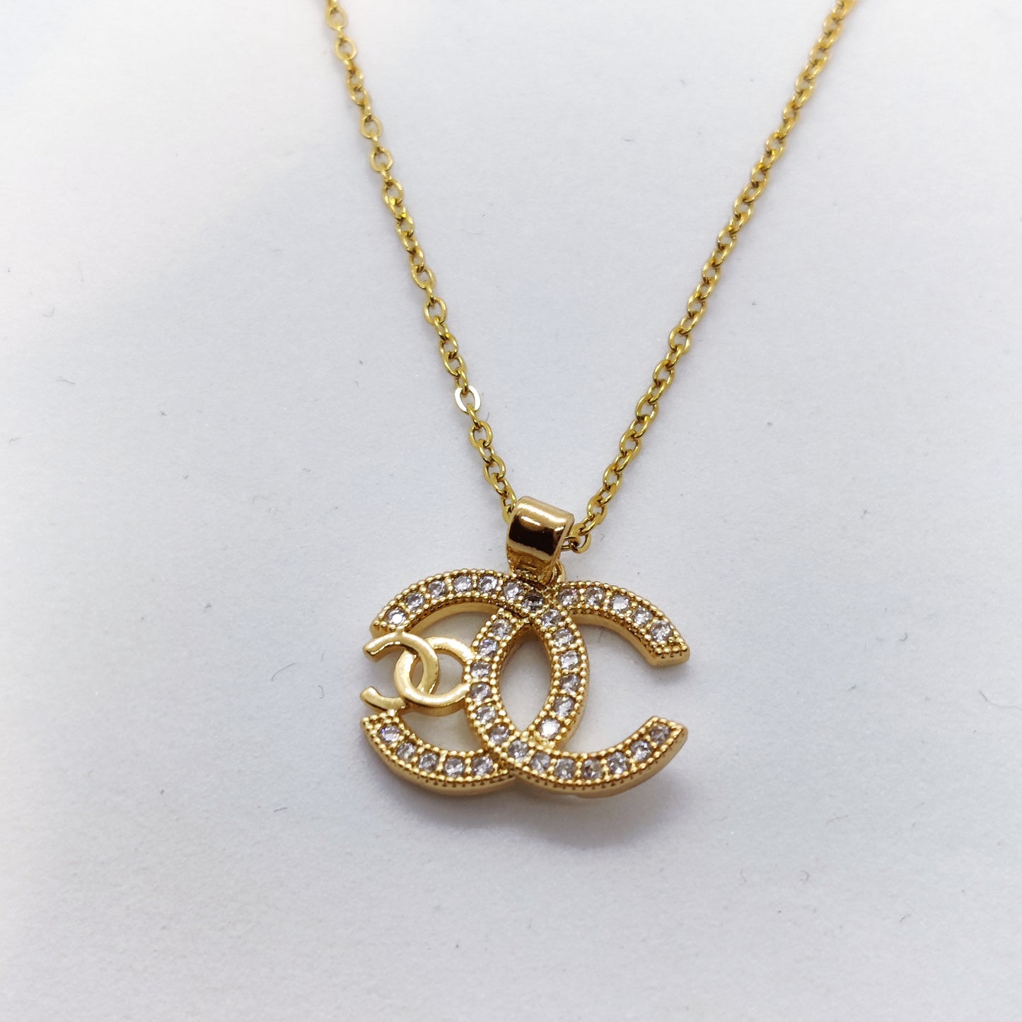 CC Diamonte 18K Gold Necklace