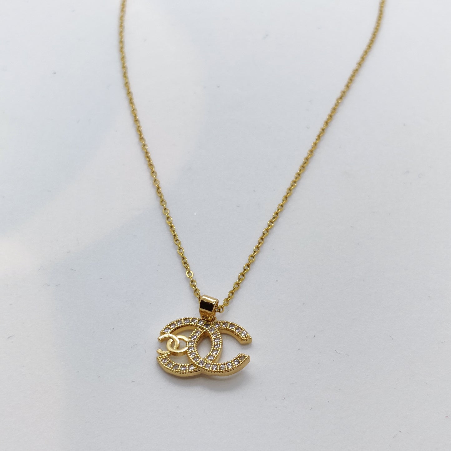 CC Diamonte 18K Gold Necklace