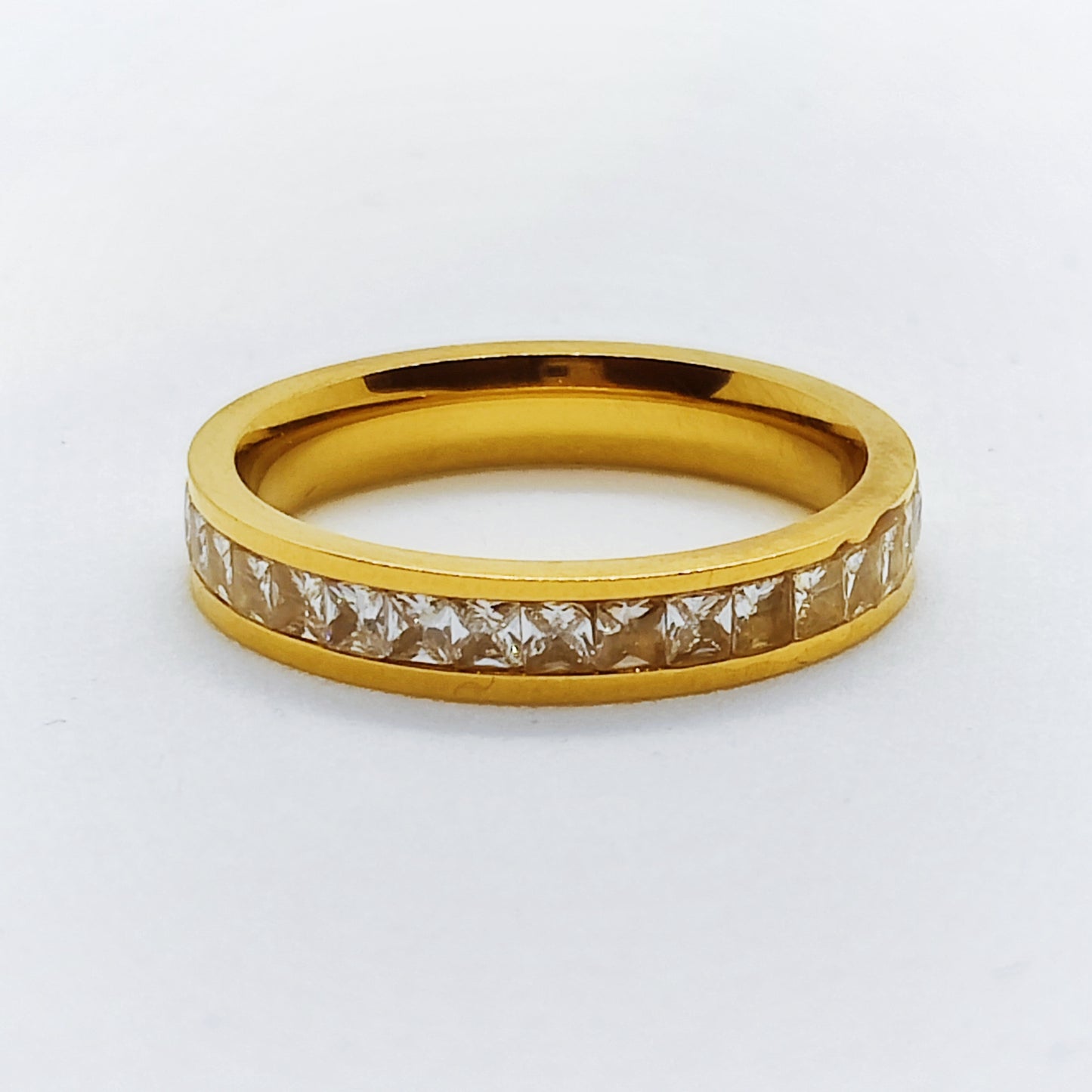 "Eternal" Diamonte 18K Gold Ring