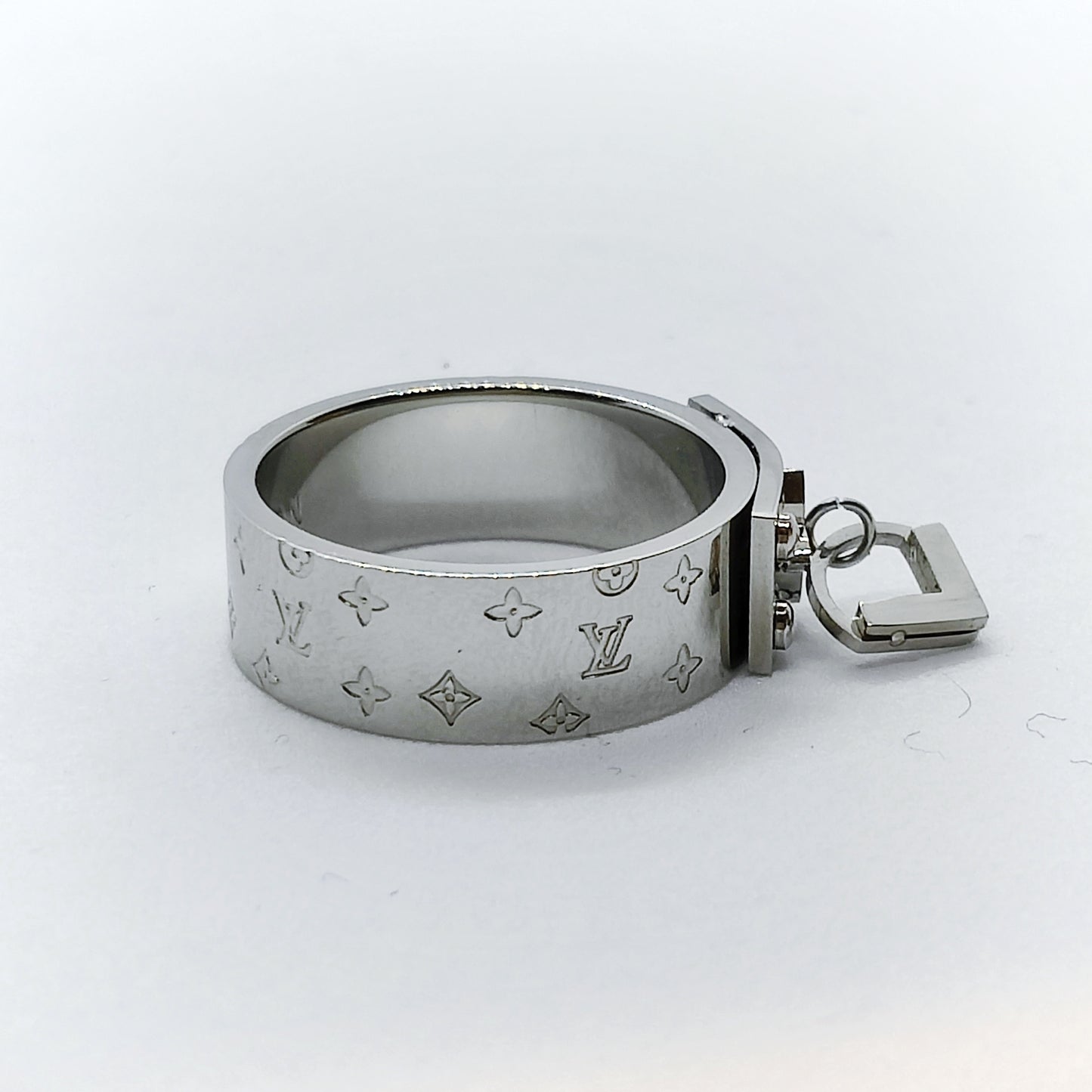 LV Silver Titanium Ring (Size 8)