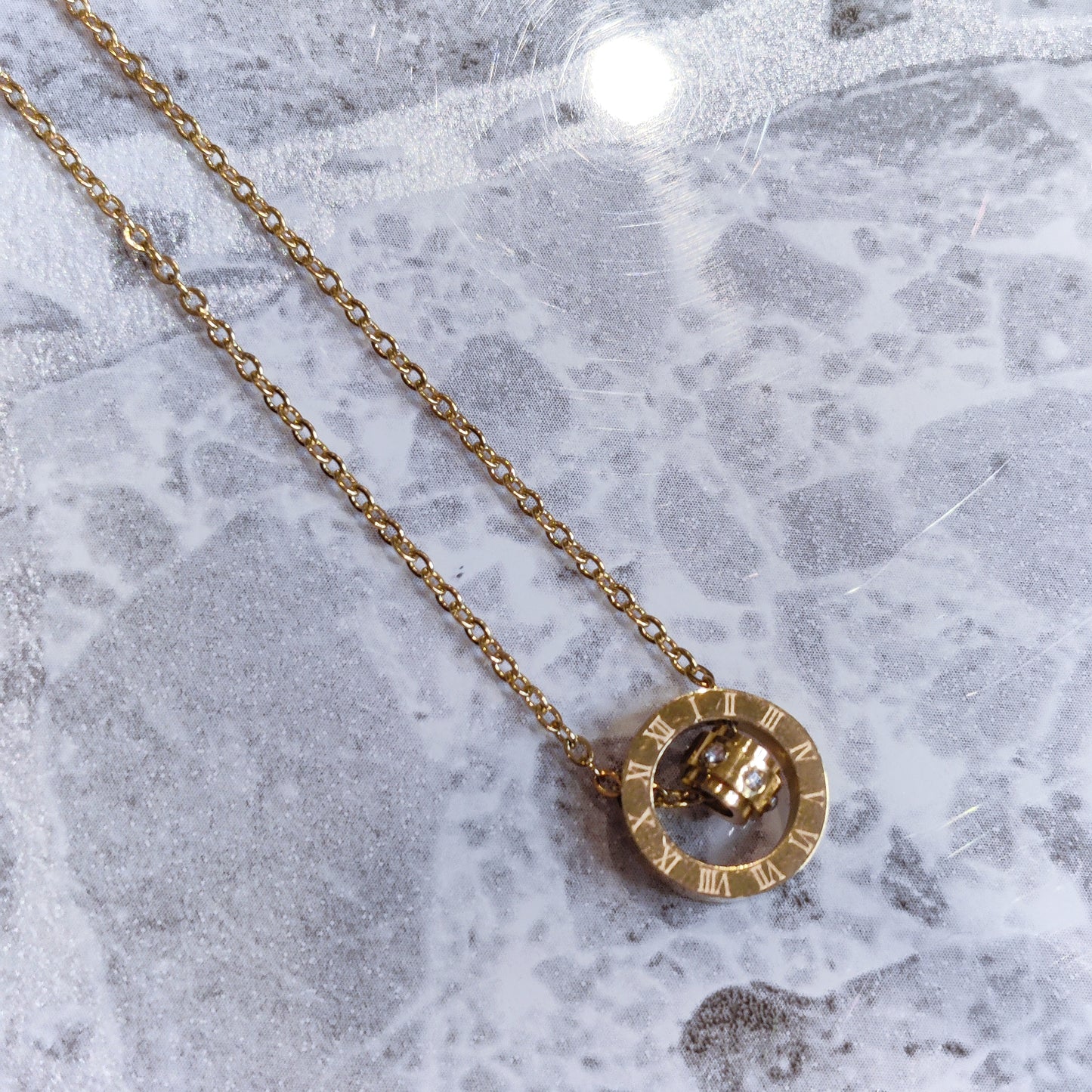 "Internal" Gold Necklace