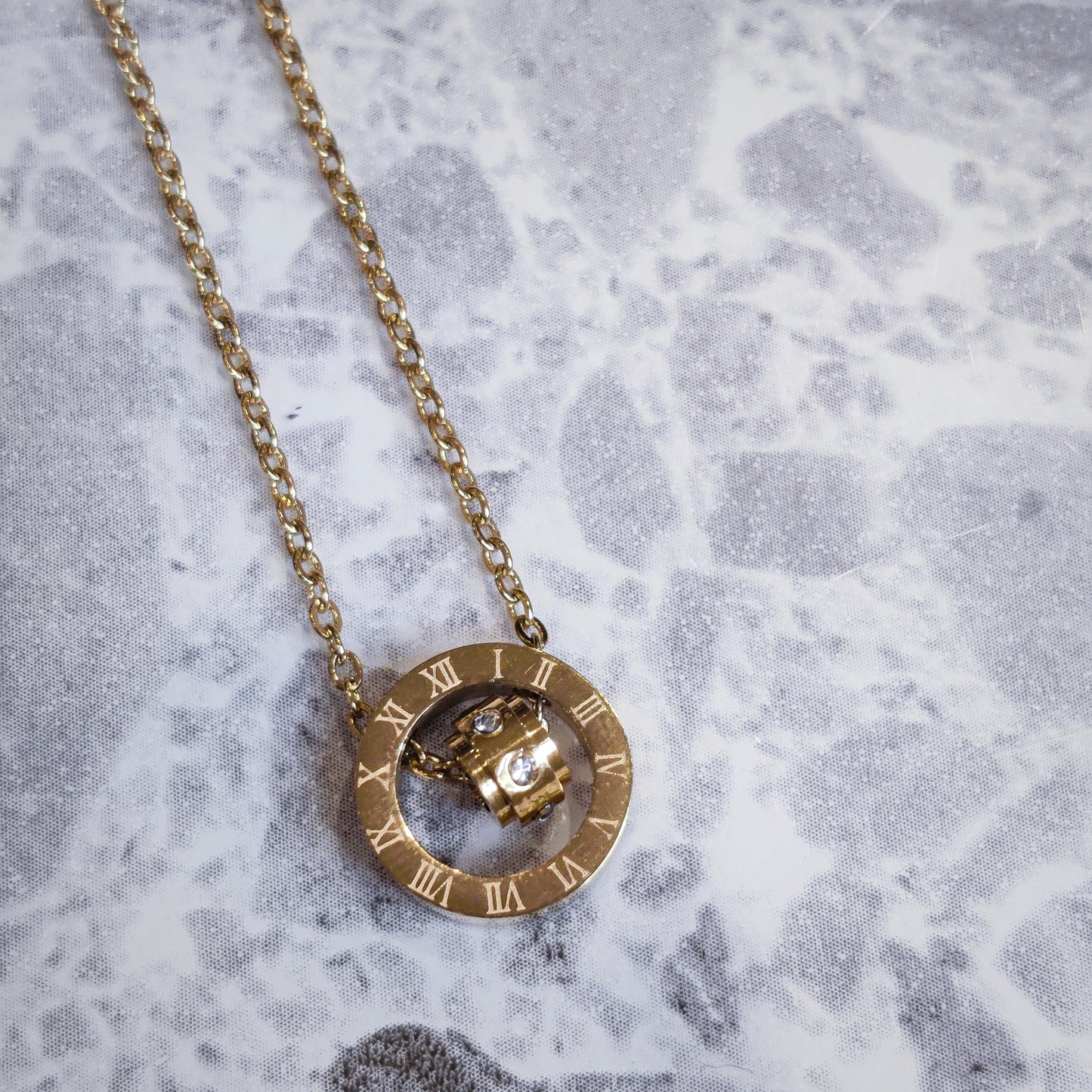 "Internal" Gold Necklace