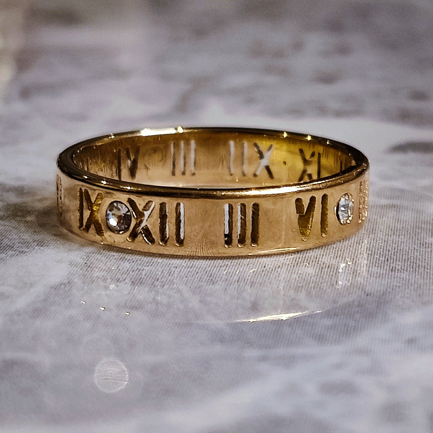 "Numerals" 18K Gold Ring