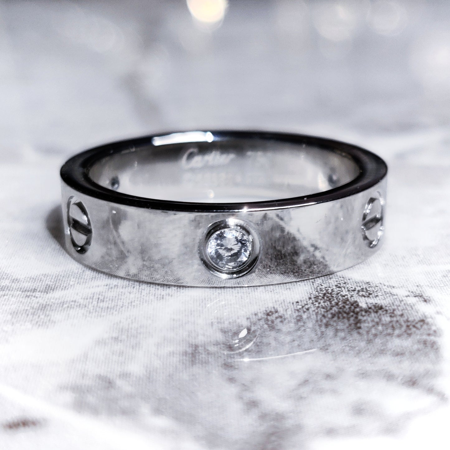 "Auger" Silver Ring