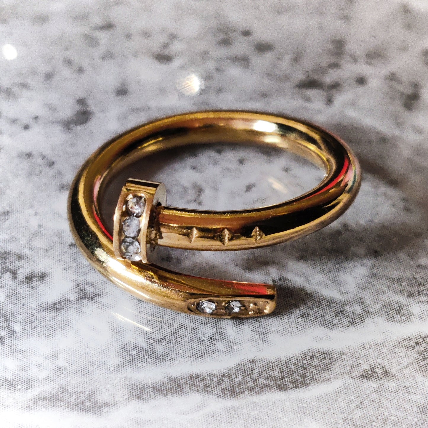 "Screw It" 18k Gold Ring